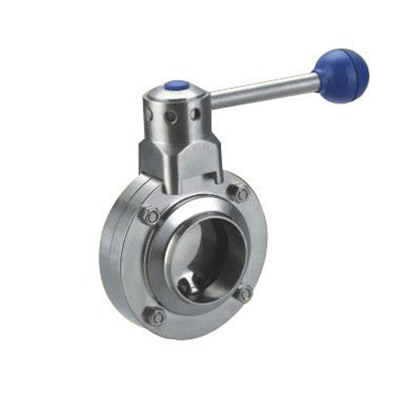 不銹鋼手動衛生蝶閥